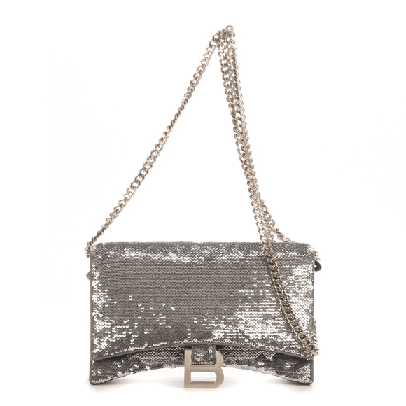 Balenciaga Hourglass Wallet on Chain - Picture 1 of 8